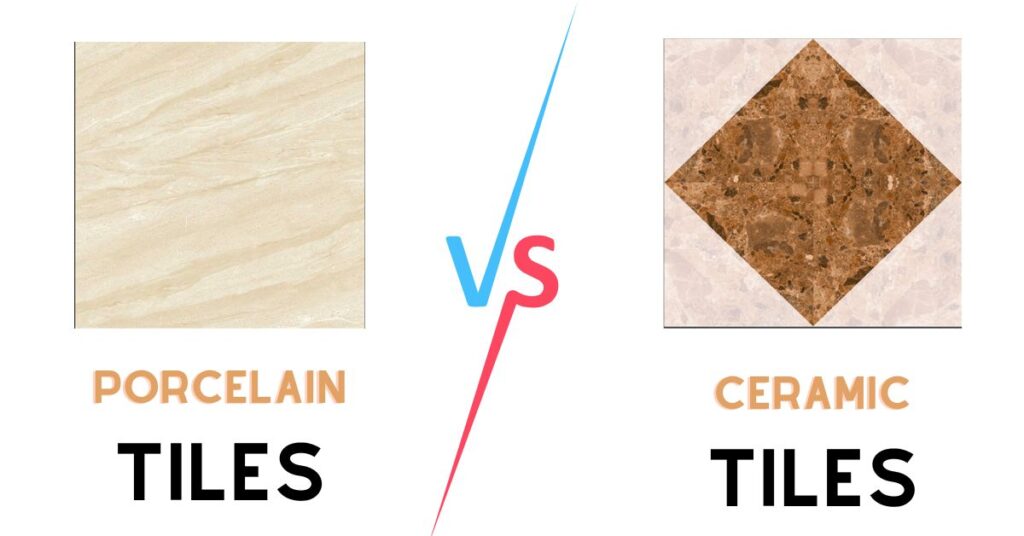 ceramic tiles vs porcelain tiles