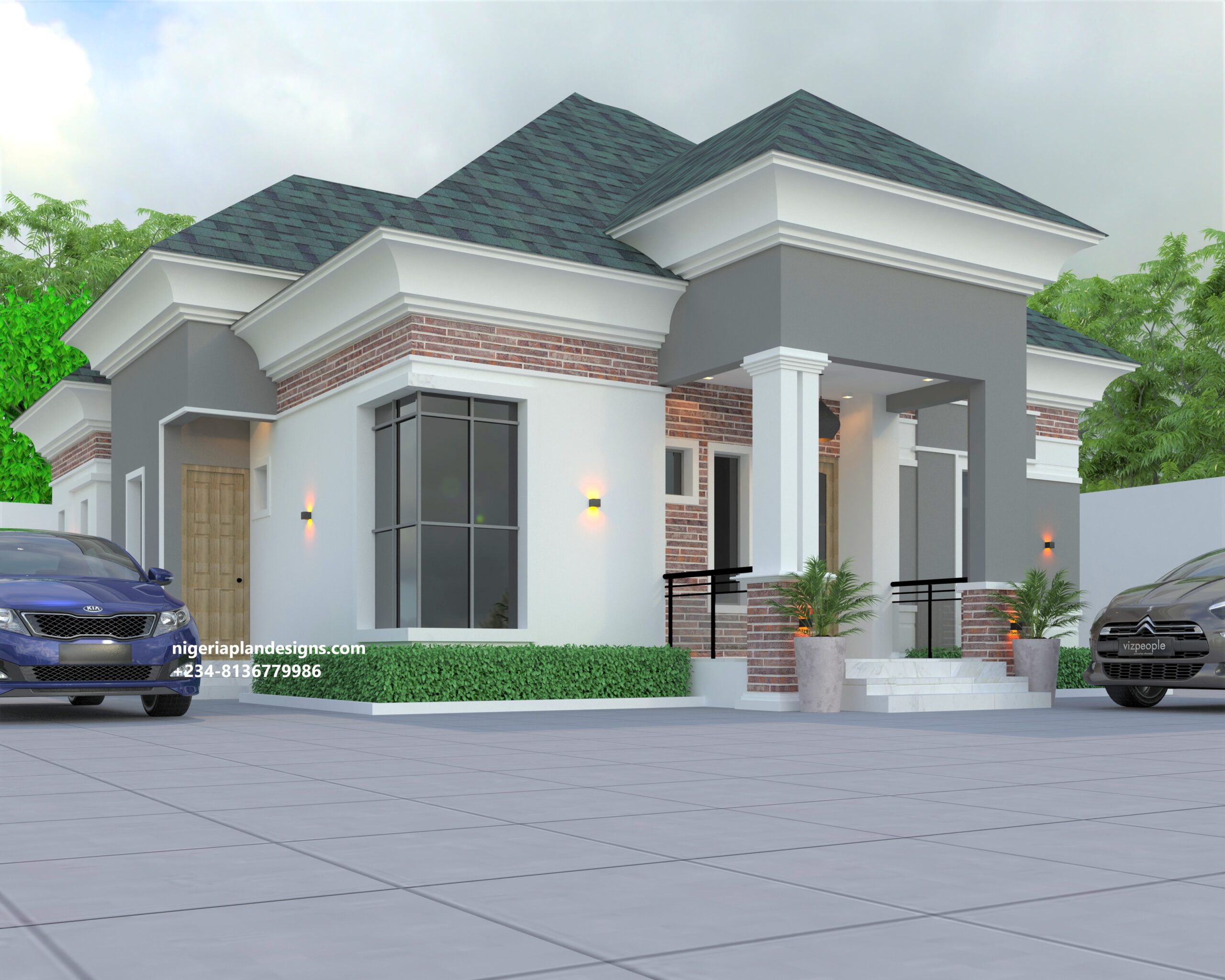 3 Bedroom Modern House Plans in Nigeria (Ref 3015) 2 3 bedroom modern house plans